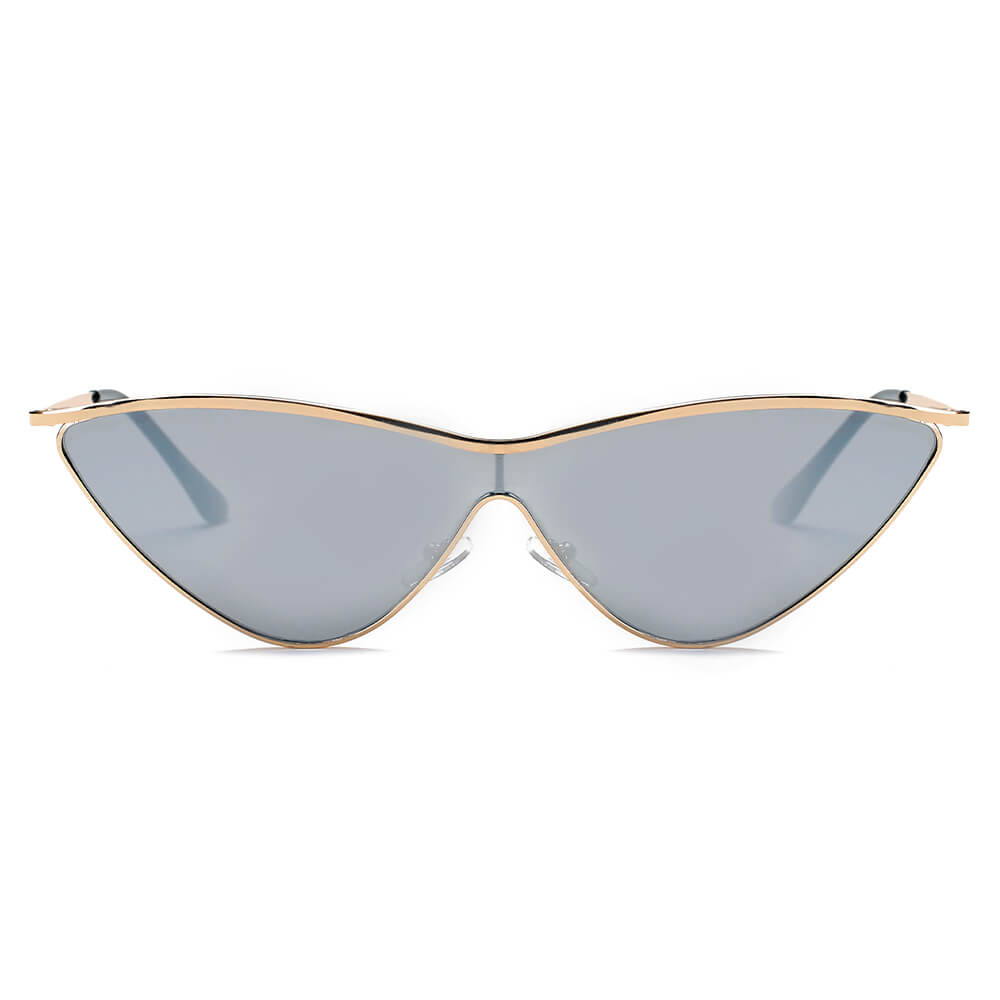 SUSTYA - Women Fashion Tinted Cat Eye Sunglasses