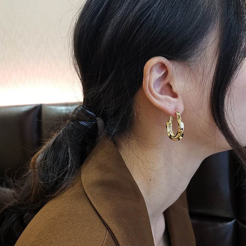 2020 Matte Gold Retro Earrings