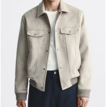 Commuter Suede Velvet Jacket Coat