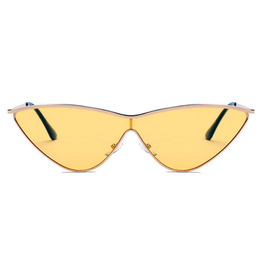 SUSTYA -  Women Fashion Tinted Cat Eye Sunglasses