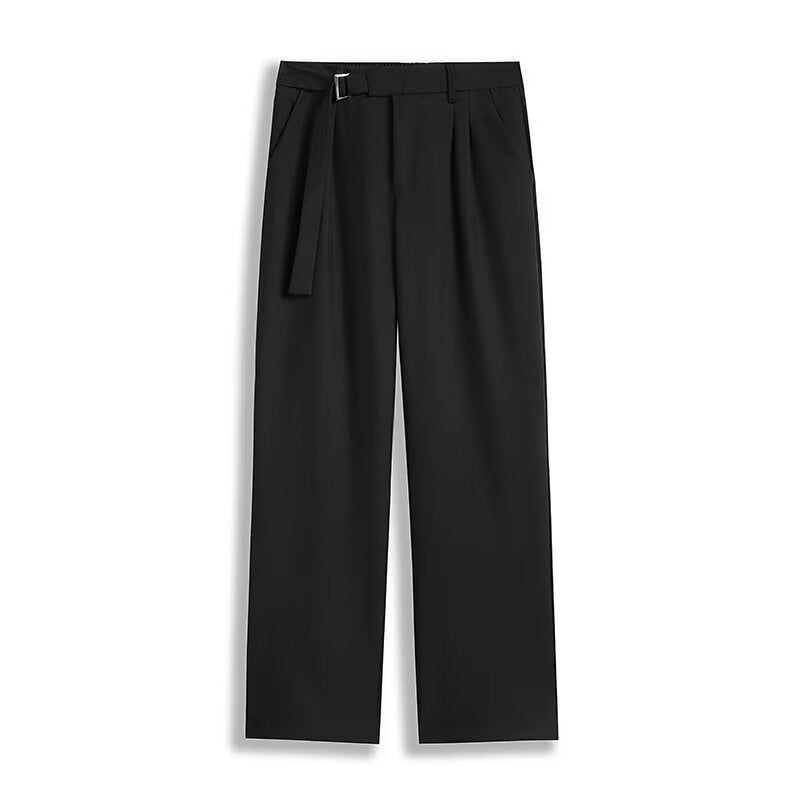 High-end Solid Color Fashionable All-match Suit Pants Loose Drooping