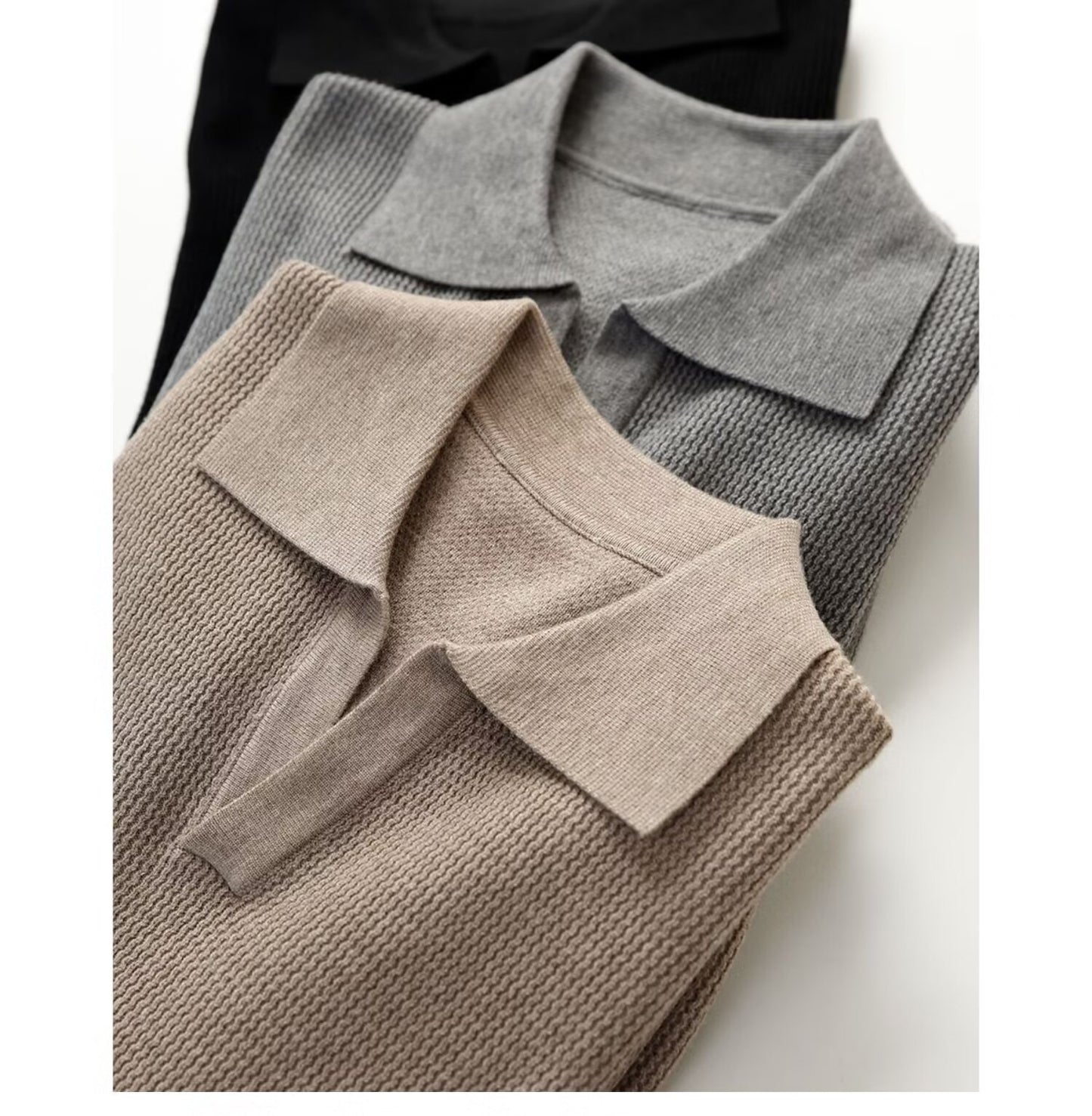 Men's Solid Color Loose Long Sleeves