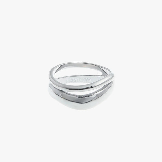 Dual Layer Titanium Fashion Ring