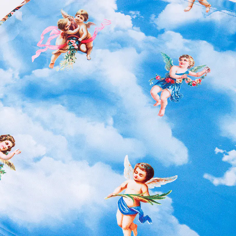 Angel Print Camisole Set for International Trade