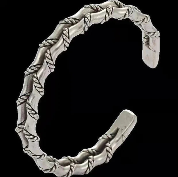 Dual Bamboo Crafted Bracelet