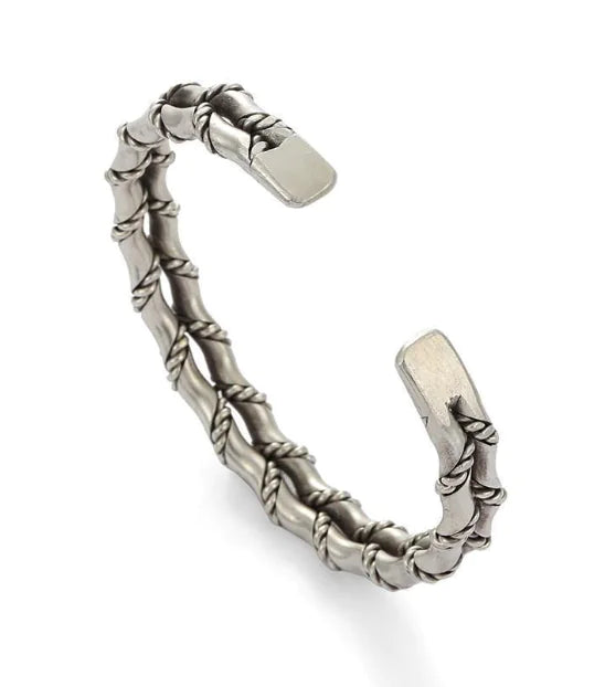 Dual Bamboo Crafted Bracelet