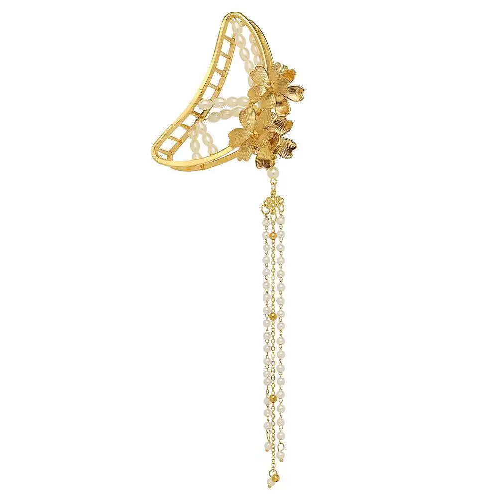 Elegant Butterfly Tassel Hair Clip