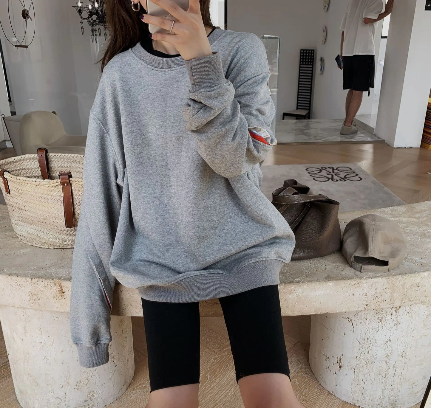 Patchwork Comfort Hoodie